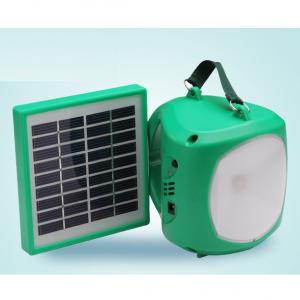 China Manufacturer Best Price Quality Mobile Charge Rechargeable Solar Light 1.7W 9V Green System 1