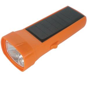 China Factory Quality Portable LED Solar Flashlight Solar Torch Light Solar LED Flashlight Blue