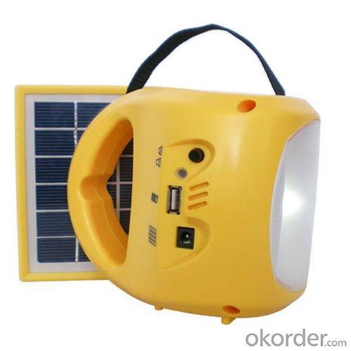 Color Solar Light USB Mobile Charge Solar Light Outdoor 1.7W 9V 2600mAh 130LM 100 Hours System 1