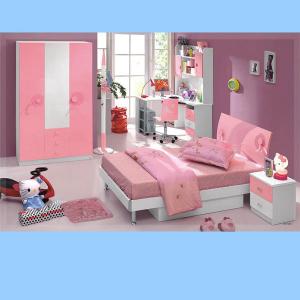 Cheap Childrens Bedroom Furniture Pink Color