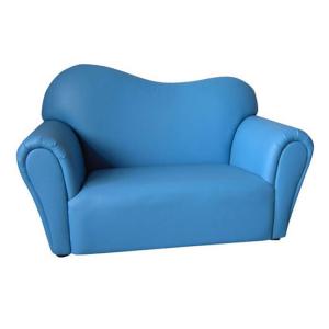 Two Seats Fabric Kids' Sofa Soft High-elastic Foam Multiple Color