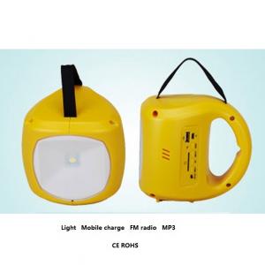 Solar Light Indoor Solar Lantern With USB Mobile Charge With MP3 Player And FM Radio From China Factory