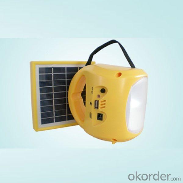 USB Mobile Charge Rechargeable Solar Lamp 1.7W 9V 3200mah 130lm 150 hours From China Factory