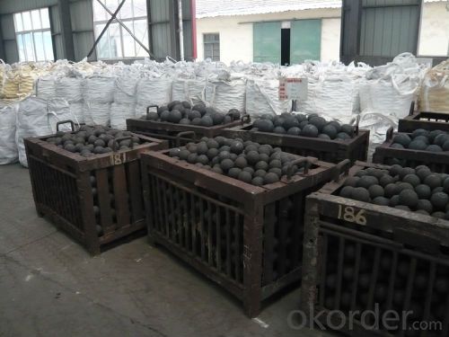 Forged Grinding Media Steel Balls With High Hardness and Resistance, Top Quality For Cement and Mine