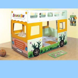 Yellow Bus Bed For Kids Bedroom Furniture System 1