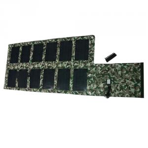 2014 Hot Selling Camouflage 42w Solar Foldable Charger 5V 2100mah 18V 2000mah For Smartphone Tablet PC Laptop System 1