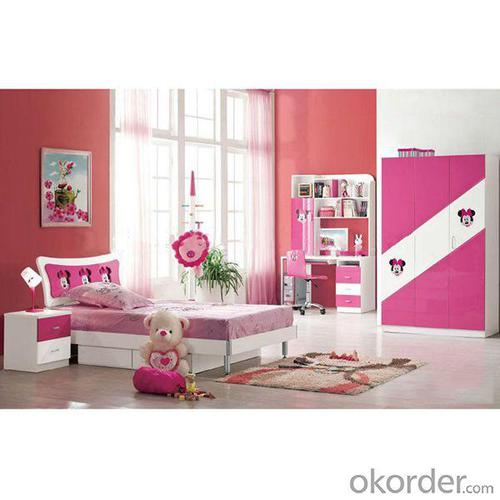 Hot Sale Children Bedroom Furniture Wood/Gloss Bedroom System 1