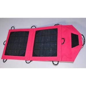 Best Price Foldable Solar Charger Fashion Solar Charging Bag 3.5w 700 mah For Smartphone PDA Tablets Pink System 1