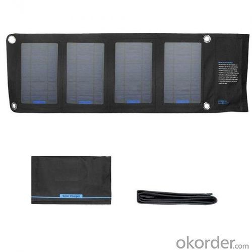 Top Rated Portable Solar Chargers - Wholesale Foldable Solar Charger Solar Bag 14W 5V 1900mAh 18V 800mAh USB Solar Charger for Mobile Phone Tablet PC Laptops System 1