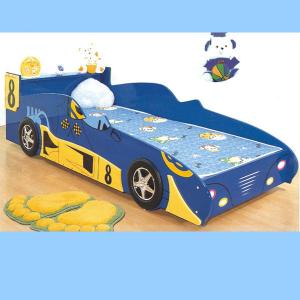 Dark Blue Car Bed For Kids Bedroom Furniture System 1