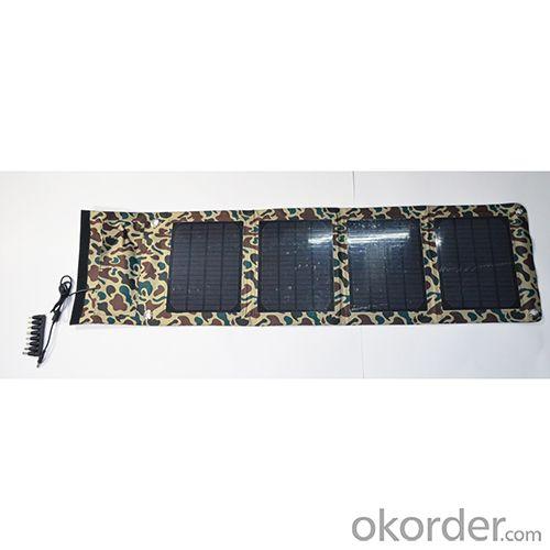 Solar Chargers for 12v Batteries:New Factory Direct Wholesale Prices Camouflage Foldable Solar Charger 20W 2100mAh 5V 13-18V USB Flexible Solar Solar Bag System 1