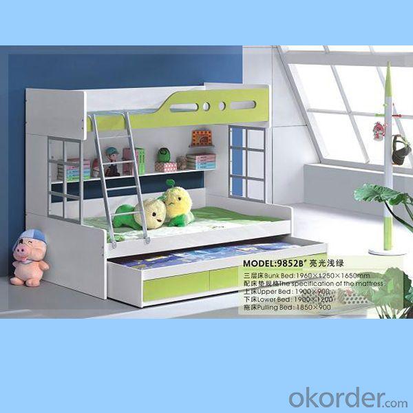 Modern Kids Bedroom With Cabinet and Book Shelf Furniture Sets