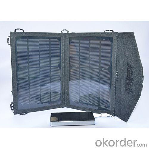 Factory Direct Wholesale Price Foldable Solar Charger Mobile Solar Charger For Smart phone Tablet PC GPS Digital Camera System 1