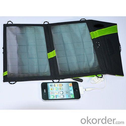 2014 New Portable Solar Charger Foldable Solar Charger Bag Solar Power Supply Pack for Smartphone Tablet PC MP4 Camera System 1