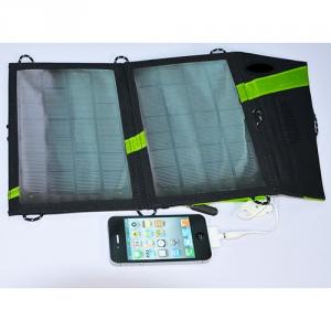 2014 New Portable Solar Charger Foldable Solar Charger Bag Solar Power Supply Pack for Smartphone Tablet PC MP4 Camera