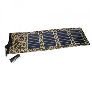 China Factory Quality 2100Mah Camouflage Foldable Solar Charger For Mobile Phones For Laptops Foldable Solar Charger System 1
