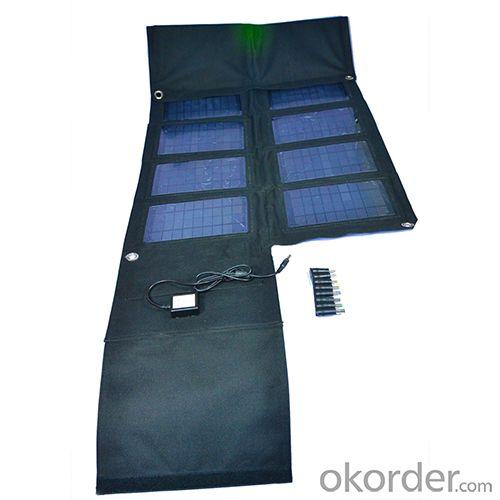 Hot Sale Mobile Solar Charger Foldable Solar Charger Optional 42W 2100mah 5v 2000mah For Smartphone or 18v For Laptop