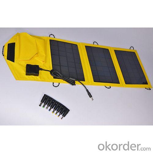 Yeti Solar Chargers:Hot Sale Mobile Solar Charger Foldable Solar Charger with 10.5W Solar Panel 5V 1600mAh Mobile Charger Yellow System 1