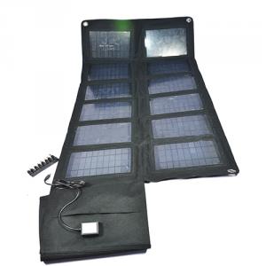 Hot Sale Mobile Solar Charger Foldable Solar Charger Optional 42W 2100mah 5v 2000mah For Smartphone or 18v For Laptop