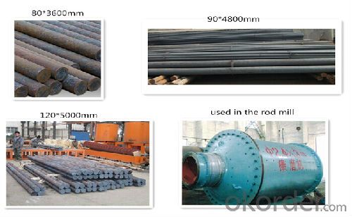 Different Types for Grinding Rod used in Rod Mill