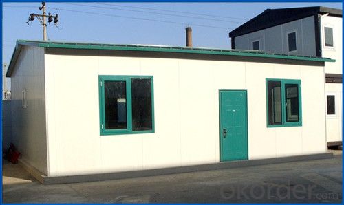 Cheaper Prefabricated Modular Houses With EPS/PU/Rockwool Sandwich Panel System 1