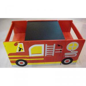 Hot Selling China Factory Bus Design Wooden Children Table Set Children Study Table