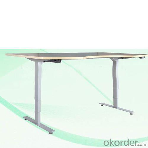 Electric Height Adjustable Laptop Desk With Cpu Holder And Monitor Arm System 1