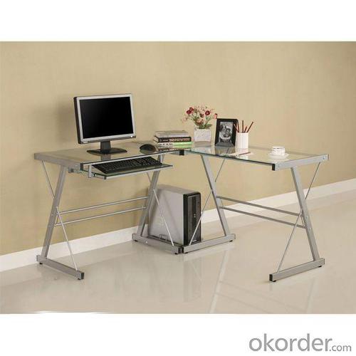 Glass Computer Desk System 1