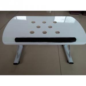 Foldable Height Adjustable Wood Bed Rolling Laptop Desk System 1