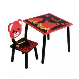 Red Bear High Quality Mr Hotter Wooden Children Study Table With Table