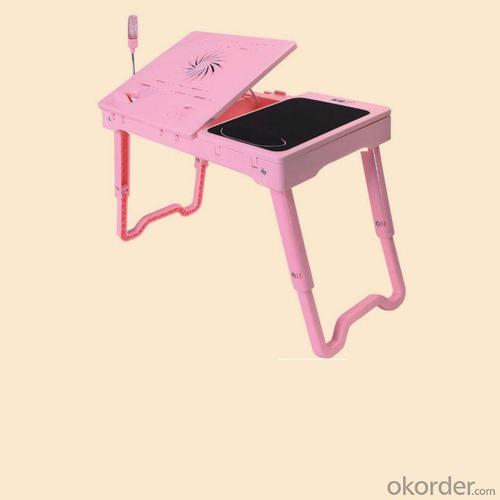 Abs Folding Multifunction Laptop Table With Fan And 2.0 Hub Ly-Nbt69B System 1