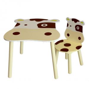 China Manufacturer Cowabunga Wooden Kids Furniture Set / Cabinet /Desk /Chair/Easel System 1