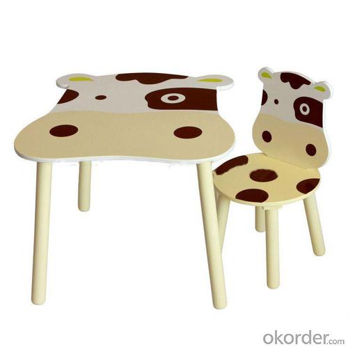 China Manufacturer Cowabunga Wooden Kids Furniture Set / Cabinet /Desk /Chair/Easel System 1