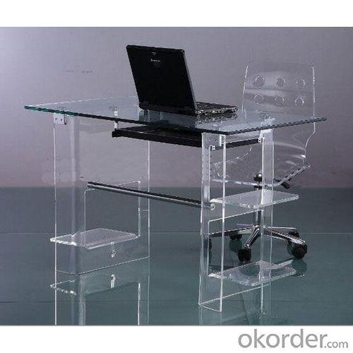 Acrylic Computer Desk Clear,Furniture Computer Desk,Modern Computer Table System 1