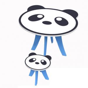 Panda Animal Shape Kids Study Furniture Set