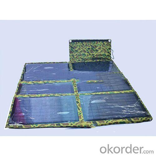 Best Hiking Solar Chargers:New Factory Direct Wholesale Prices Camouflage Foldable Solar Charger 60W High Power 5V 13-18V USB Flexible Solar Bag System 1