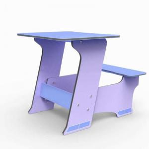 Hot-Sale Children Study Table Furniture Blue System 1
