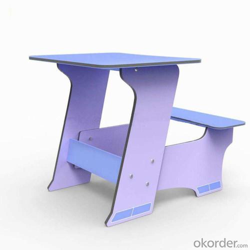 Hot-Sale Children Study Table Furniture Blue System 1