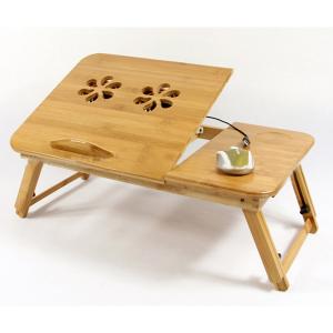 14 Inch Expandable Bamboo Laptop Desk System 1