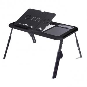 Best Popular E Table Portable Laptop Computer Desk With Two Fans System 1