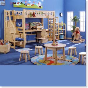 Wood Children Furniture Sets Kids Bedroom/ Studying Room Furniture