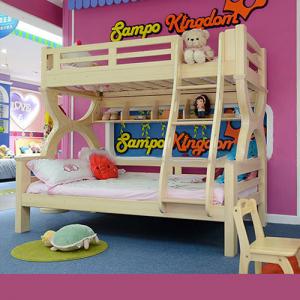 Kindergarden Kids Children Furniture With Double Beds