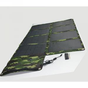 China Manufacturer Laptop Solar Charger USB 80W 5V 18V 4400mah Foldable Solar Charger Solar Bag Solar Power Bank