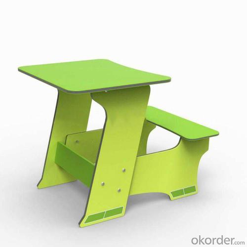 Hot-Sale Children Study Table Furniture Green System 1