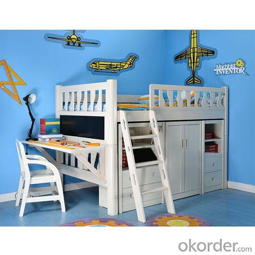 Funny White Bed Sets With Cabinet For Kids Bedroom Furniture System 1