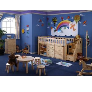 Modern Kids Bedroom Furniture With Cabnites System 1