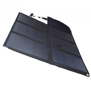 Wholesale Foldable Solar Charger Solar Bag 60W 5V 2100mah 18v USB Solar Charger For Mobile Phone Tablet PC Laptops