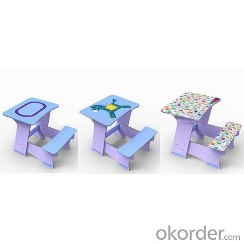 colorful pattern 1 piece study table