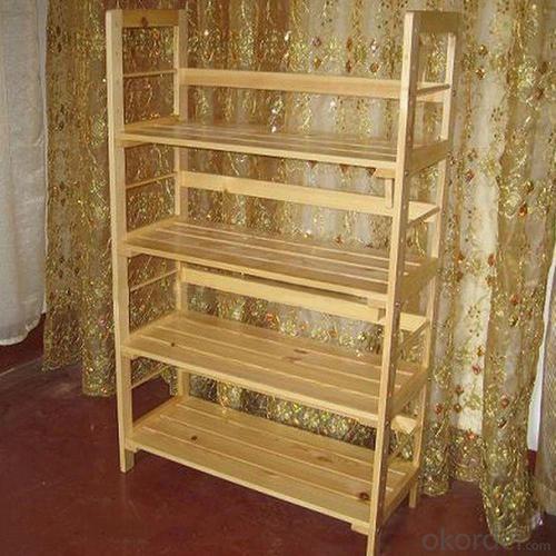 Kids' Wooden Bookshelf Customized Pattern and Size Easy Installing System 1