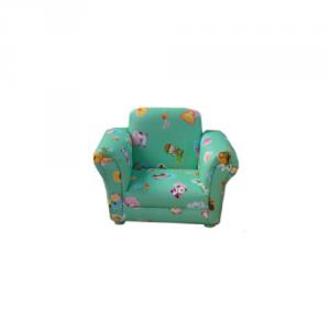 Small Fabric Sofa for Children Flower Pattern Customized Color System 1